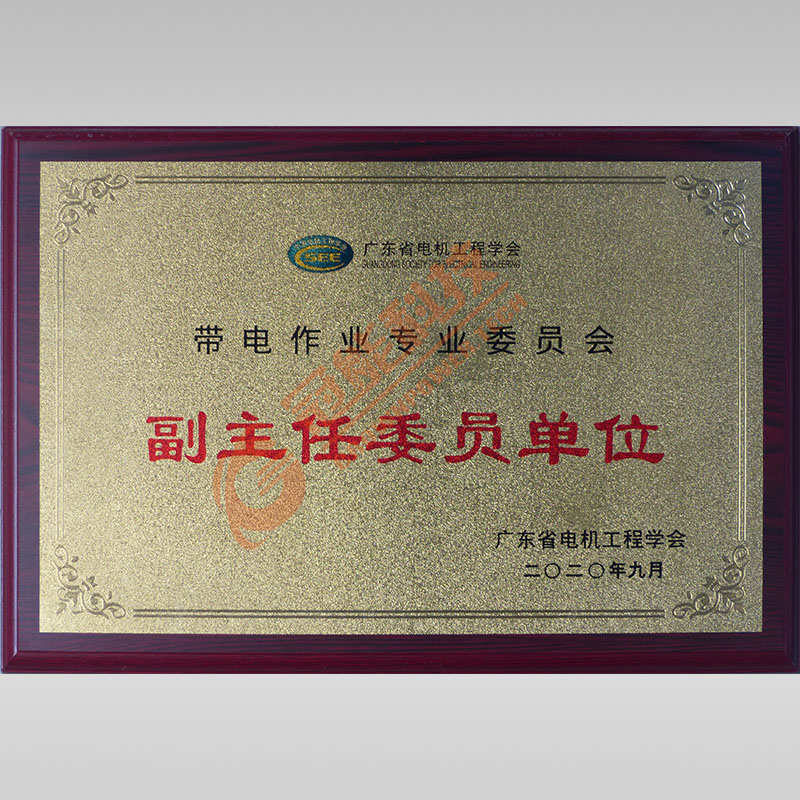 帶電作業專業委員會副主任委員單位